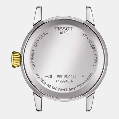 Classic Dream Women Quartz Ivory Dial Analog Stainless Steel Watch T1292102226300