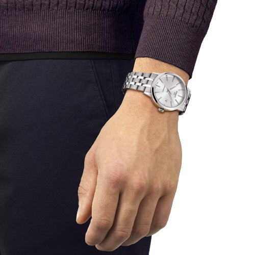 Tissot T-Classic Classic Dream Swissmatic Silver Dial Men 42mm T1294071103100
