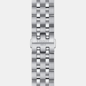 Classic Dream Men Quartz White Dial Analog Stainless Steel Watch T1294101101300