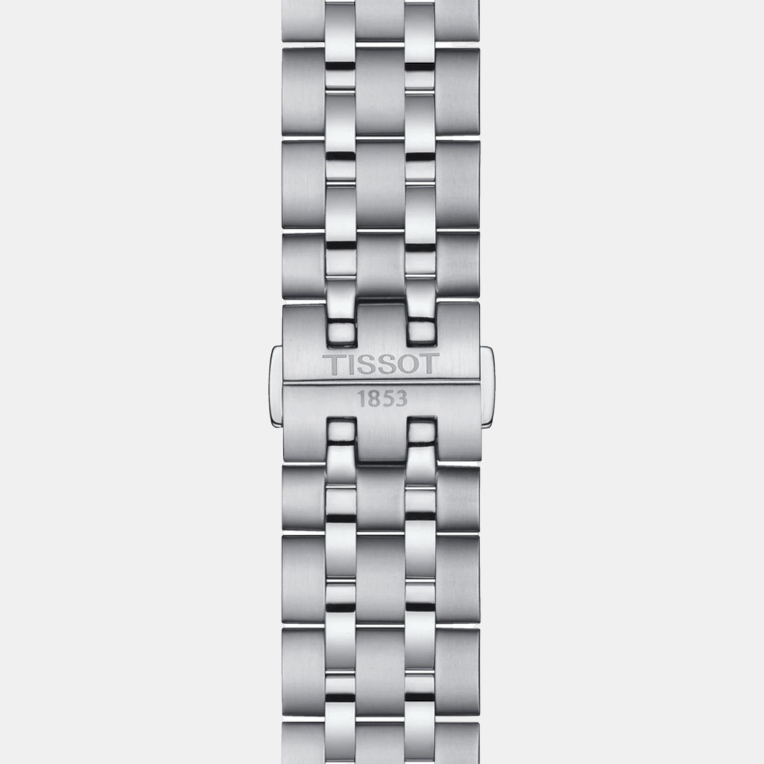 Classic Dream Men Quartz White Dial Analog Stainless Steel Watch T1294101101300