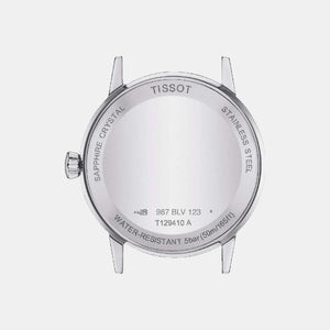 Classic Dream Men Quartz Silver Dial Analog Stainless Steel Watch T1294101103100