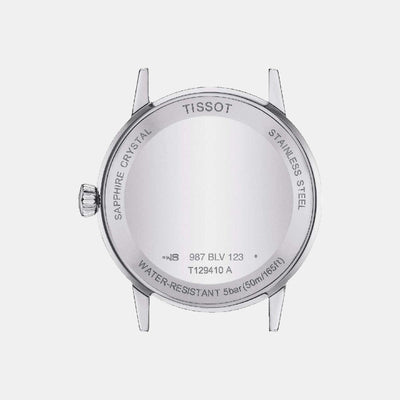 Classic Dream Men Quartz Silver Dial Analog Stainless Steel Watch T1294101103100