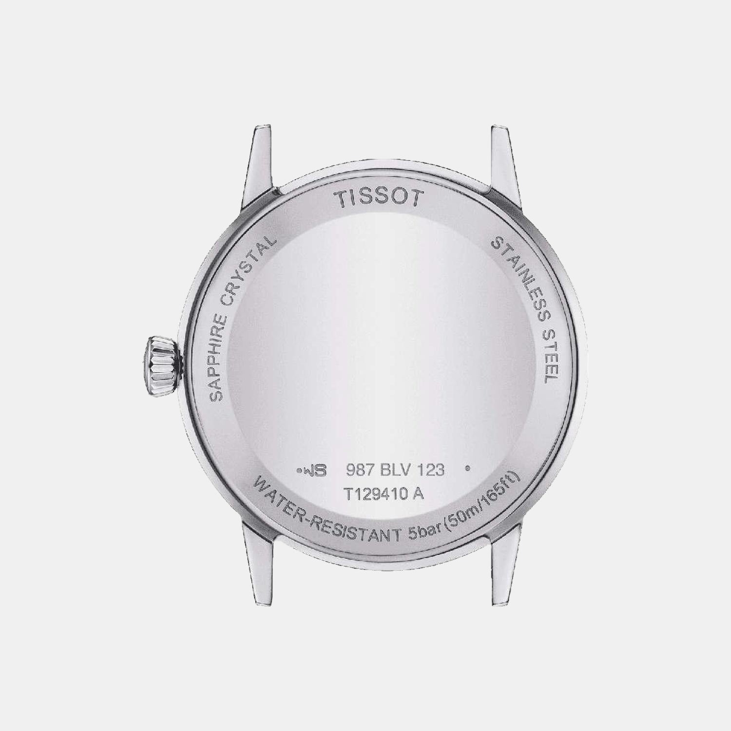 Classic Dream Men Quartz Silver Dial Analog Stainless Steel Watch T1294101103100