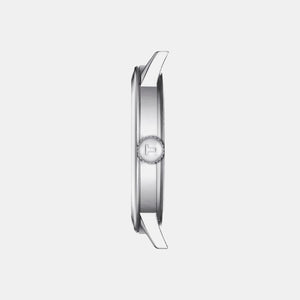 Classic Dream Men Quartz Silver Dial Analog Stainless Steel Watch T1294101103100