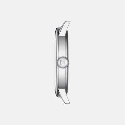 Classic Dream Men Quartz Silver Dial Analog Stainless Steel Watch T1294101103100