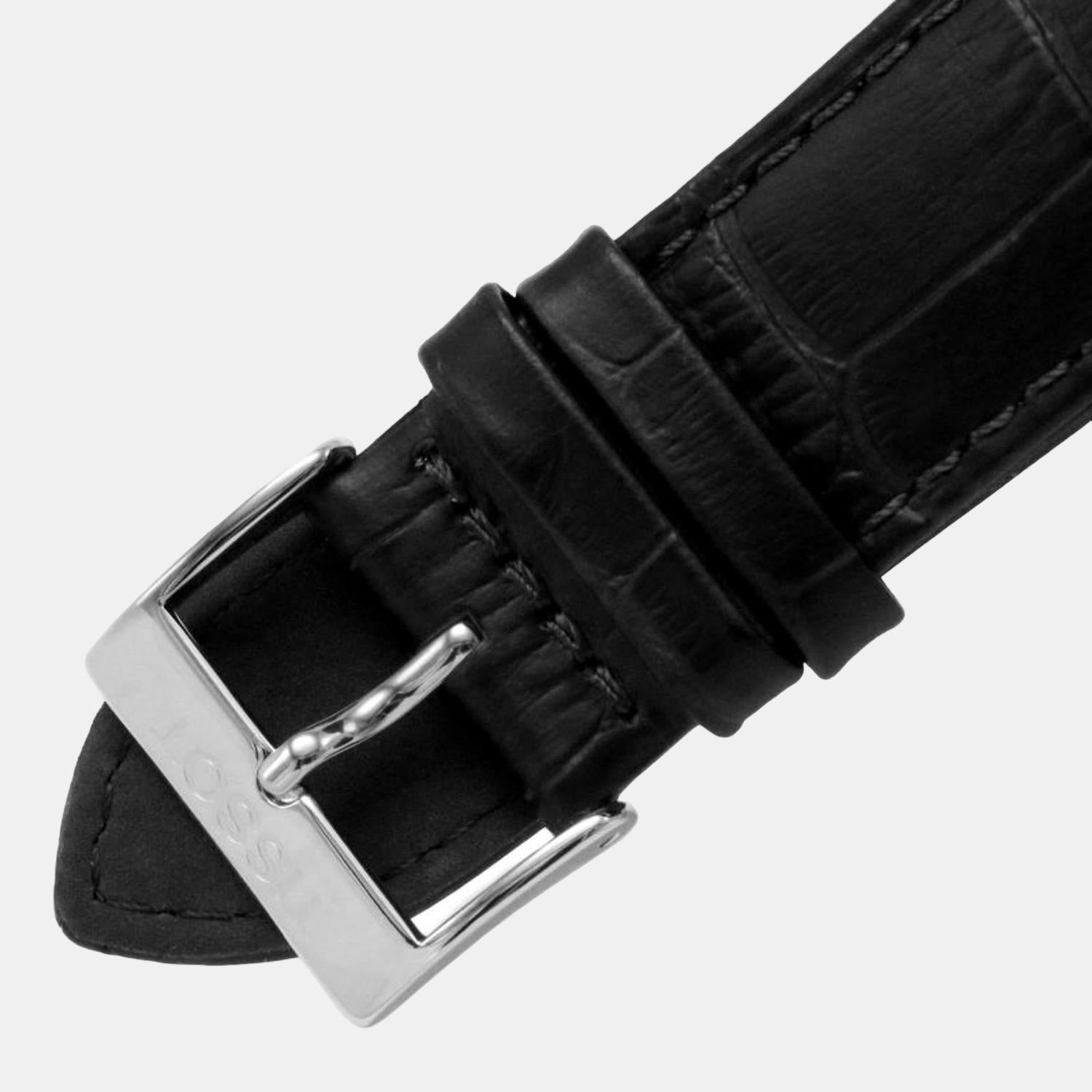 Classic Dream Men Quartz Black Dial Analog Leather Watch T1294101605300
