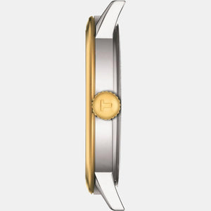 Classic Dream Men Quartz Silver Dial Analog Stainless Steel Watch T1294102203100