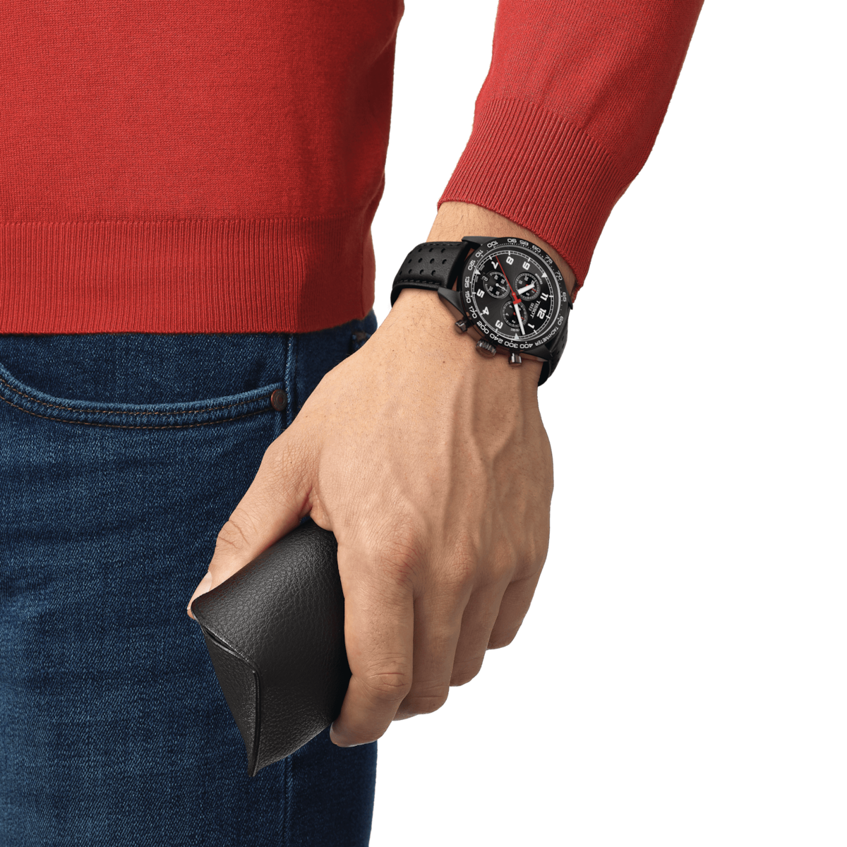 Tissot T-Sport PRS 516 Black Dial Men 45mm