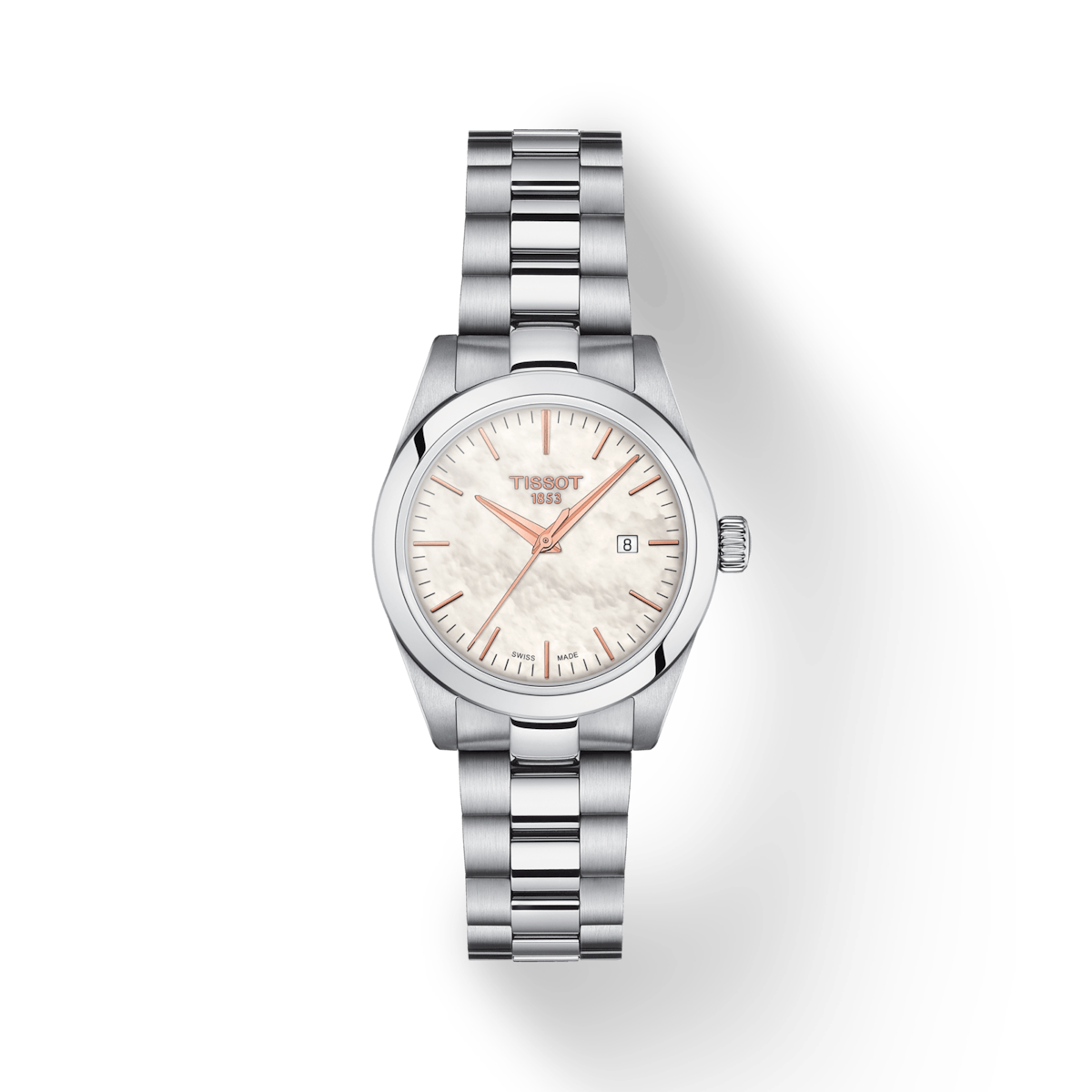 Tissot T-Classic White Mother-Of-Pearl Dial Women 29.3mm