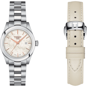 Tissot T-Classic White Mother-Of-Pearl Dial Women 29.3mm