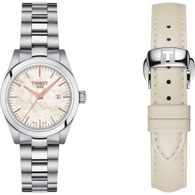 Tissot T-Classic White Mother-Of-Pearl Dial Women 29.3mm