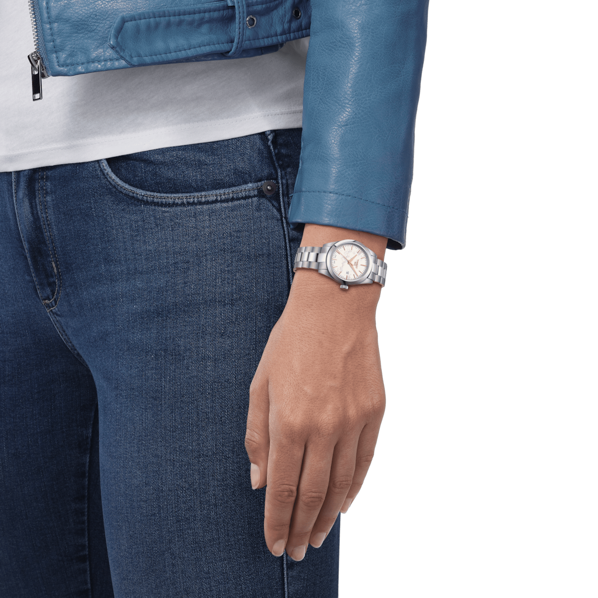 Tissot T-Classic White Mother-Of-Pearl Dial Women 29.3mm