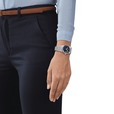 Tissot T-Classic PRX Blue Dial Women 35mm T1372071104100