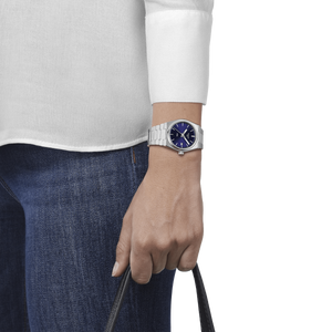 Tissot T-Classic PRX Blue Dial Women 35mm T1372101104100