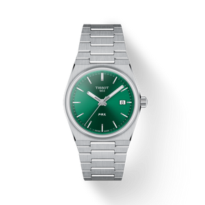 Tissot T-Classic PRX Green Dial Women 35mm T1372101108100