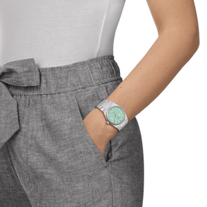 Tissot T-Classic Green Dial Women 35mm T1372101109100