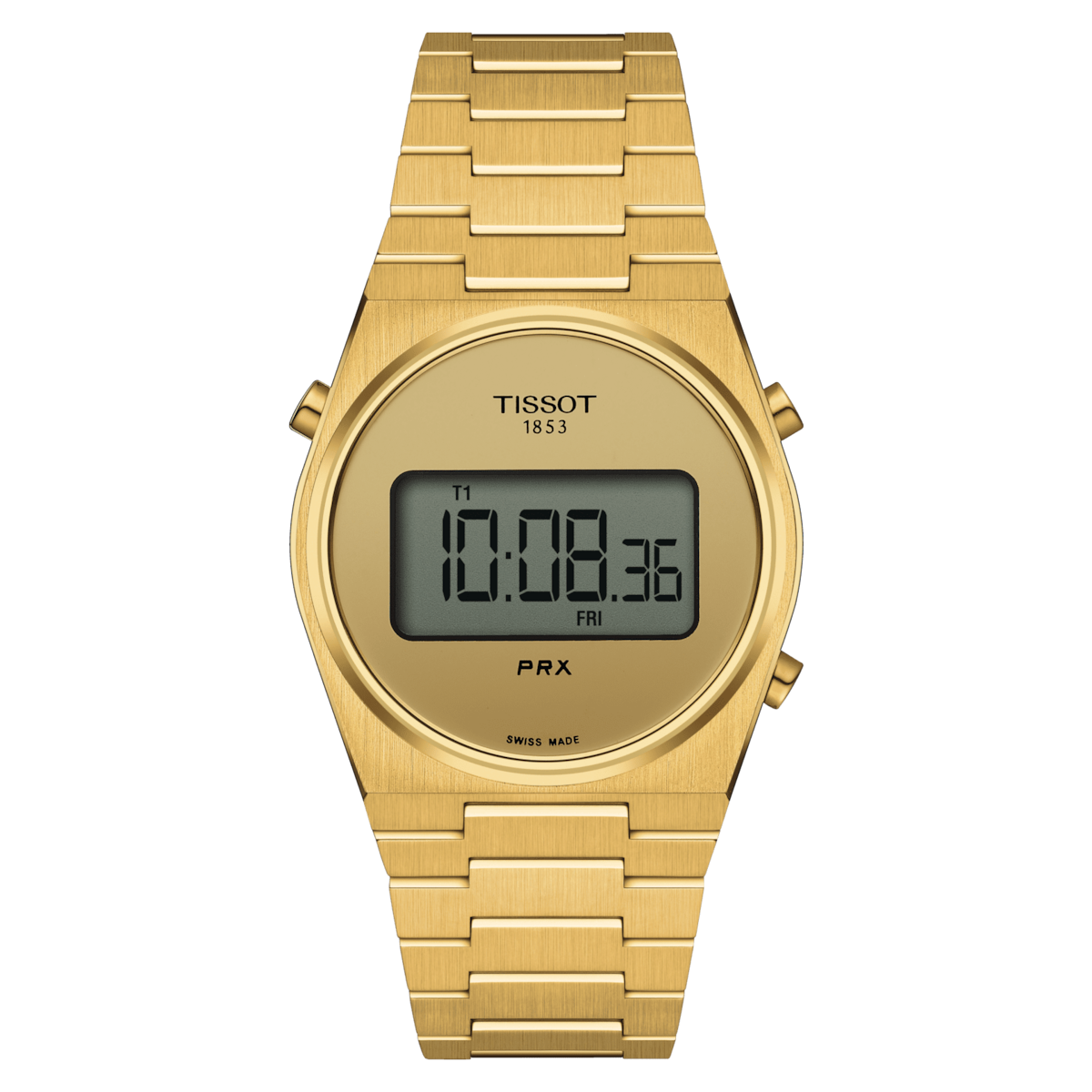 Tissot T-Classic PRX Golden Mirror Dial Unisex 35mm T1372633302000