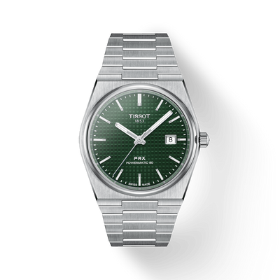 Tissot T-Classic PRX Green Dial Men 40mm T1374071109100