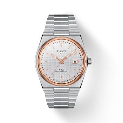 Tissot T-Classic PRX Silver Dial Men 40mm T1374072103100