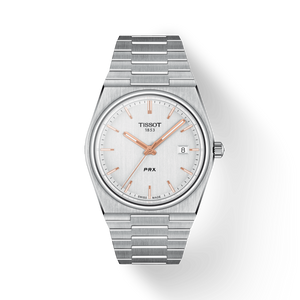 Tissot T-Classic PRX Silver Dial Men 40mm T1374101103100
