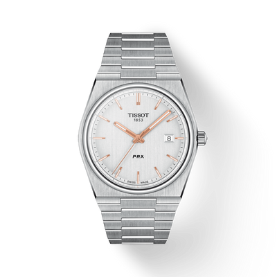 Tissot T-Classic PRX Silver Dial Men 40mm T1374101103100