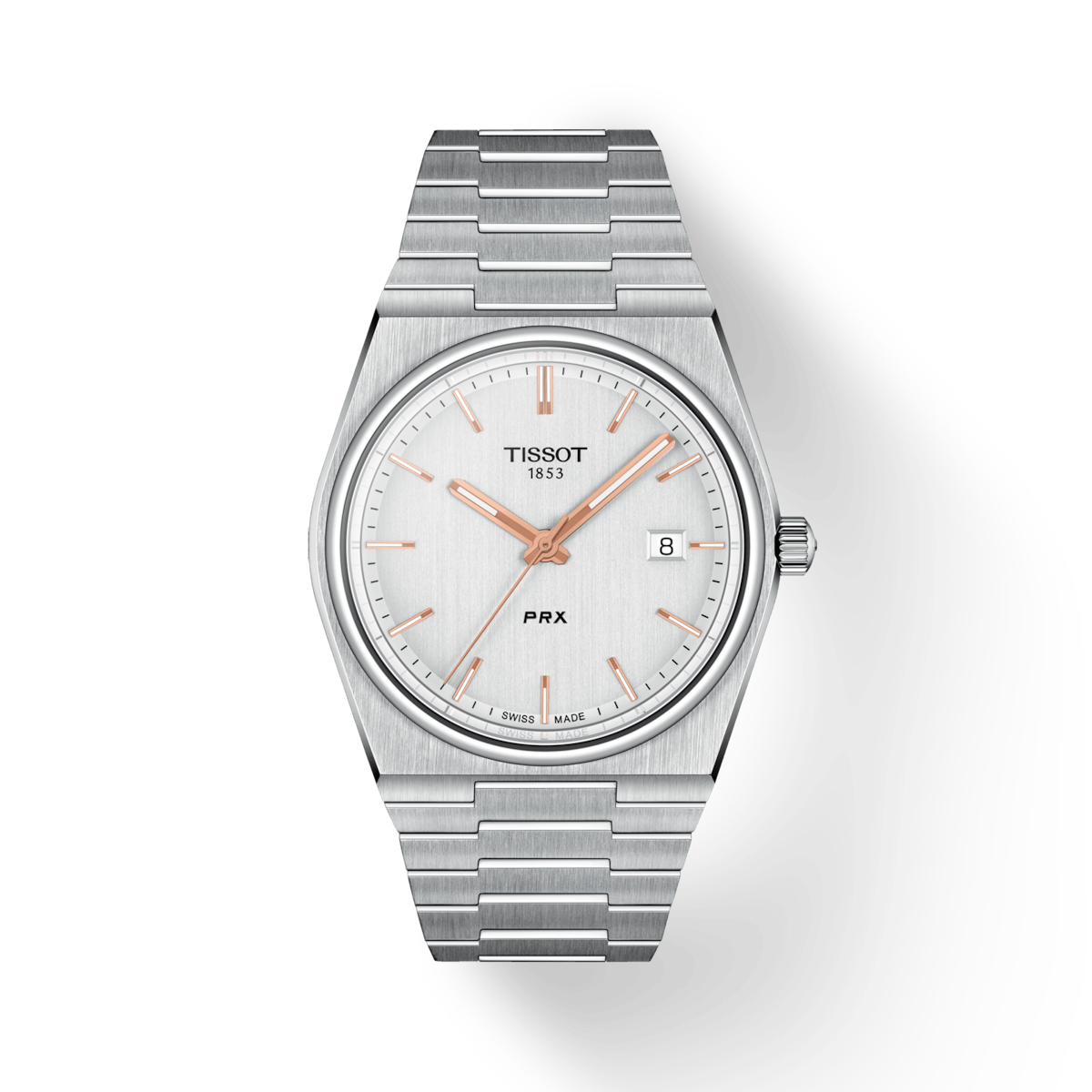 Tissot T-Classic PRX Silver Dial Men 40mm T1374101103100