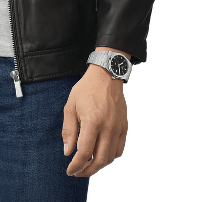 Tissot T-Classic PRX Black Dial Men 40mm T1374101105100