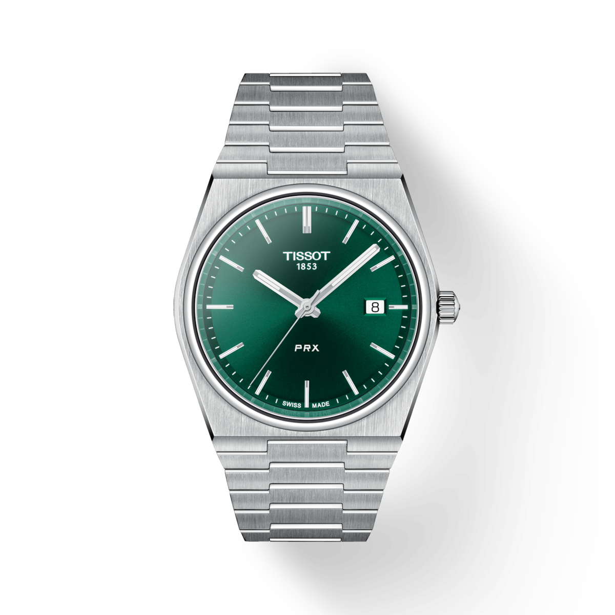 Tissot T-Classic Prx Green Dial Men 40mm T1374101109100