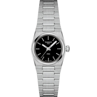 Tissot T-Classic PRX Black Dial Women 25mm T1370101105600