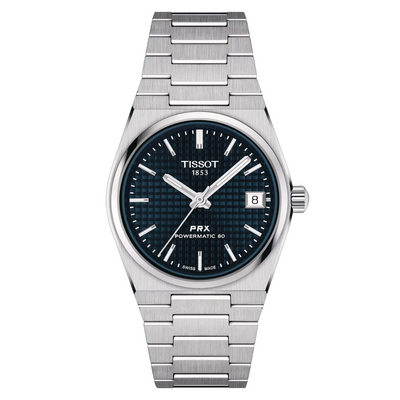 Tissot T-Classic PRX Blue Dial Women 35mm T1372071104100