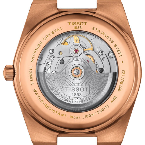 Tissot T-Classic PRX Powermatic 80 40mm Blue Dial Men T1374073304100