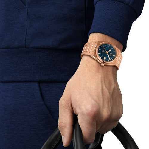 Tissot T-Classic PRX Powermatic 80 40mm Blue Dial Men T1374073304100