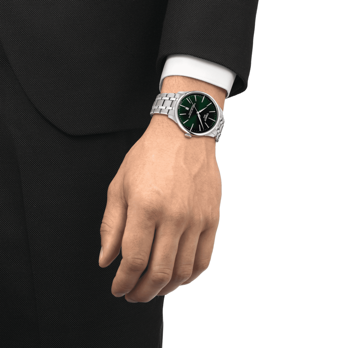 Tissot T-Classic Green Dial Men 42mm