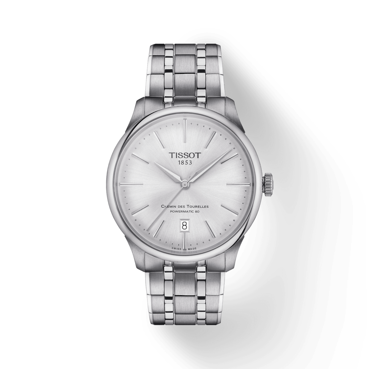 Tissot T-Classic Silver Dial Men 39mm