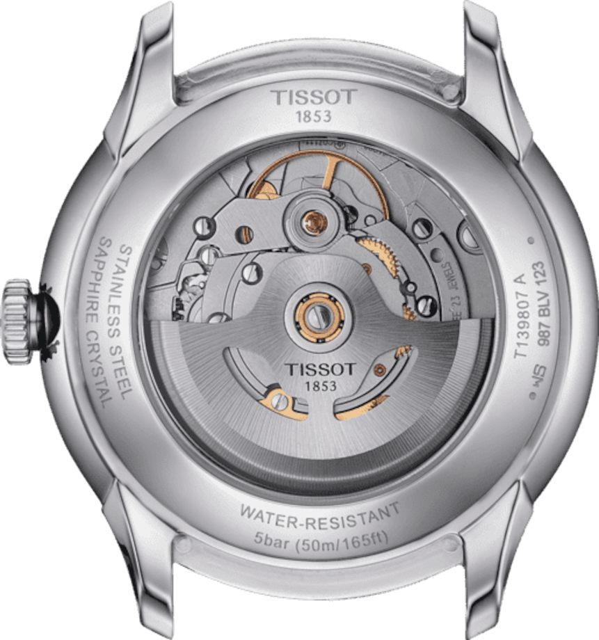 Tissot T-Classic Silver Dial Men 39mm