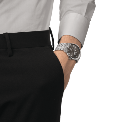 Tissot T-Classic Grey Dial Men 39mm