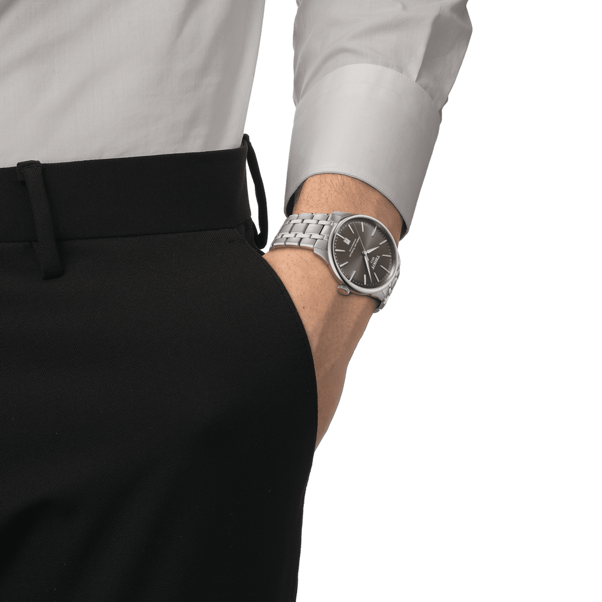 Tissot T-Classic Grey Dial Men 39mm