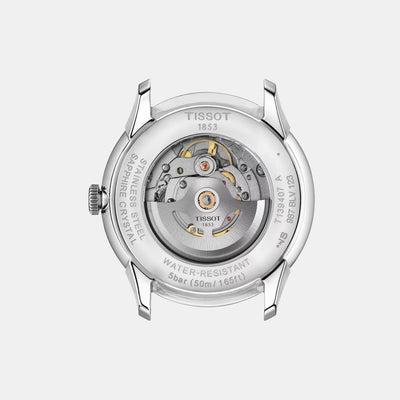 Chemin Des Tourelles Men Automatic Gunmetal Dial Analog Stainless Steel Watch T1394071106800