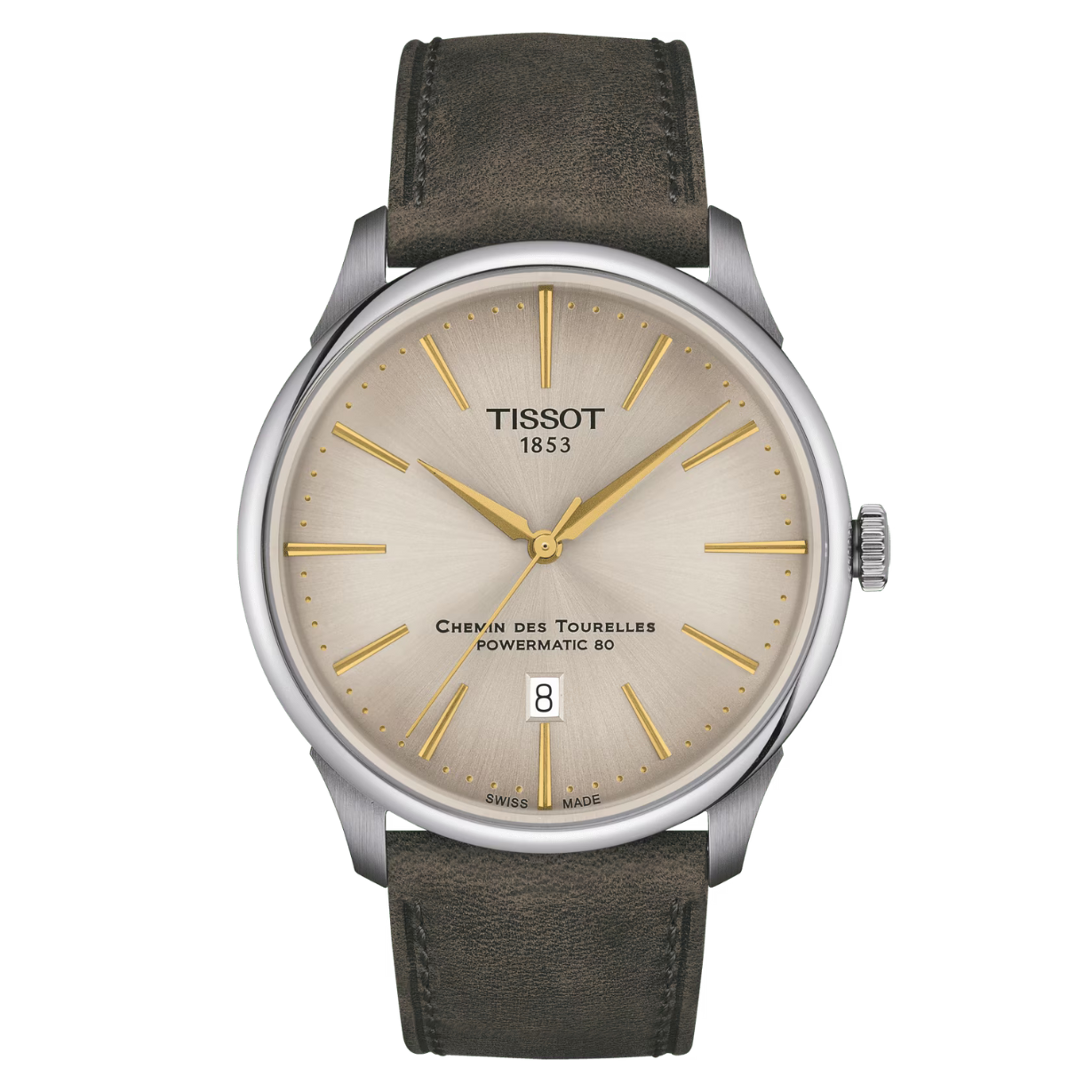 Tissot T-Classic Ivory Dial Men 42mm