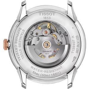 Tissot T-Classic Chemin Des Tourelles Powermatic 80 Silver Dial Men 42mm T1394072203800