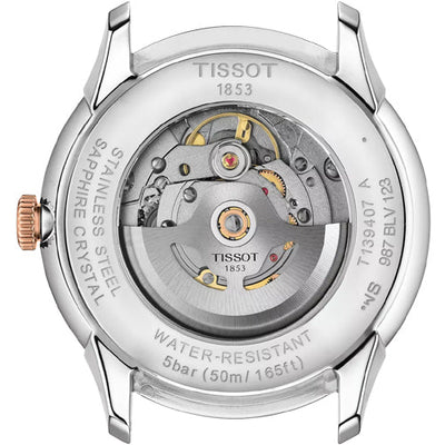 Tissot T-Classic Chemin Des Tourelles Powermatic 80 Silver Dial Men 42mm T1394072203800