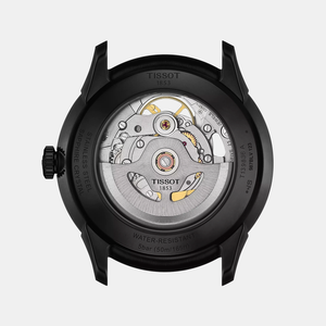 Chemin Des Tourelles Skeleton Unisex Automatic Gunmetal Dial Analog Leather Watch T1398363644100