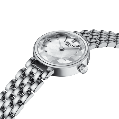 Tissot T-Lady White Mother-Of-Pearl Dial Women 19.5mm