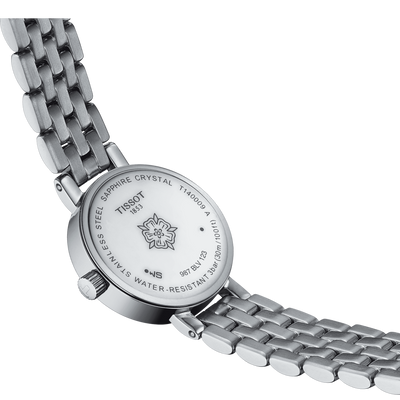 Tissot T-Lady White Mother-Of-Pearl Dial Women 19.5mm