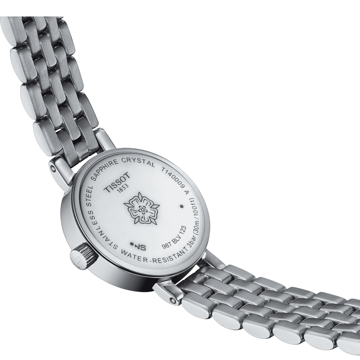 Tissot T-Lady White Mother-Of-Pearl Dial Women 19.5mm