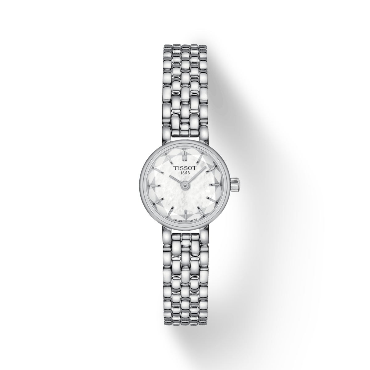 Tissot T-Lady White Mother-Of-Pearl Dial Women 19.5mm
