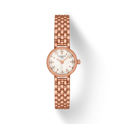 Tissot T-Lady White Mother-Of-Pearl Dial Women 19.5mm