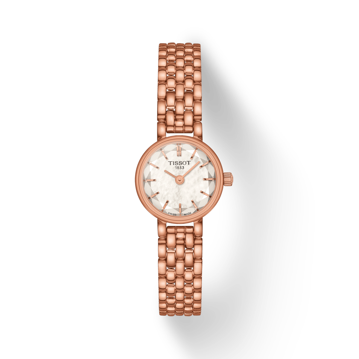 Tissot T-Lady White Mother-Of-Pearl Dial Women 19.5mm