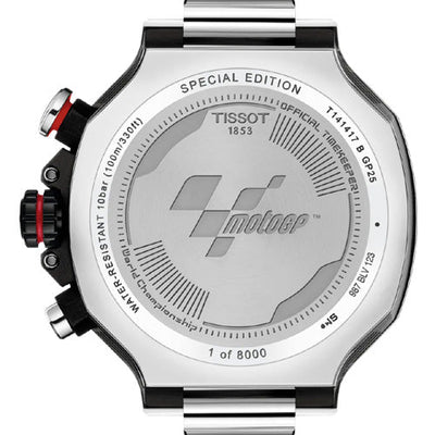 Tissot T-Sport T-Race MOTOGP Quartz Chronograph 2025 Dark Grey Dial Men 45mm T1414172708100