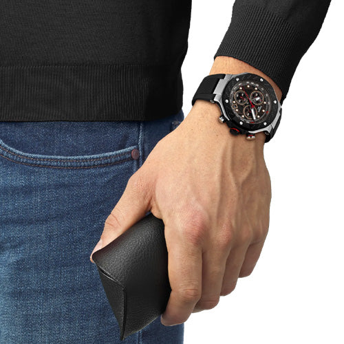 Tissot T-Sport T-Race MOTOGP Quartz Chronograph 2025 Dark Grey Dial Men 45mm T1414172708100